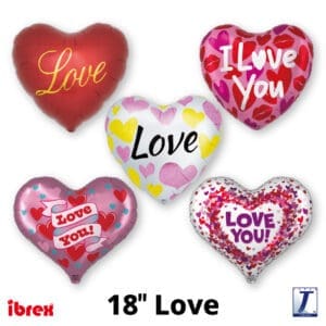 ibrex Heart&Jelly Heart 18" Love