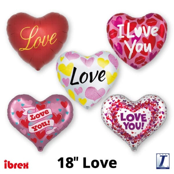 ibrex Heart&Jelly Heart 18" Love