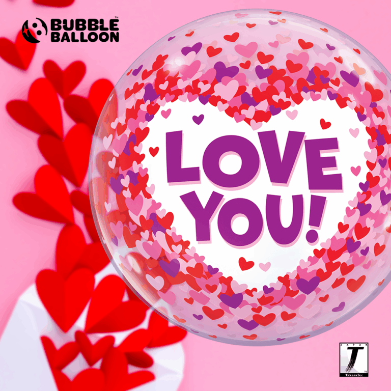 #00031 Love You Confetti