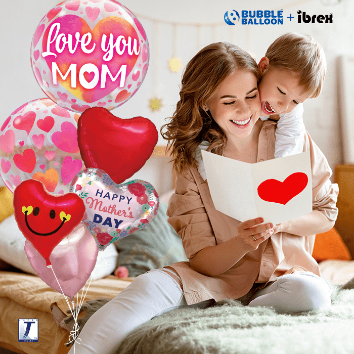 Love You Mom Pink, Mother's Day Floral Pastel